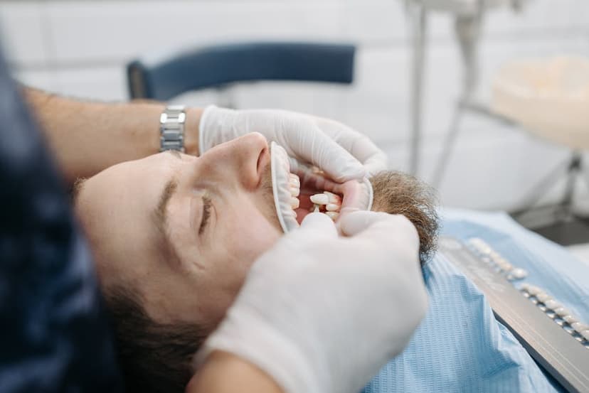 Professional dental checkup